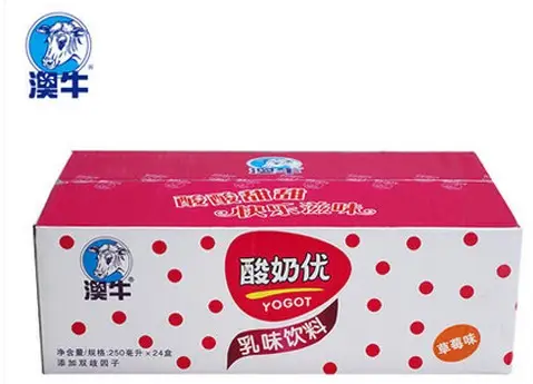“澳牛”草莓味酸奶优乳饮料蛋白质含量不合格
